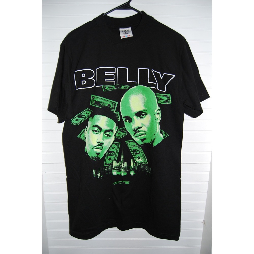 Y2K 90s Belly DMX & Nas Movie promo t-shirt size medium NWOT Shaka Wear tee